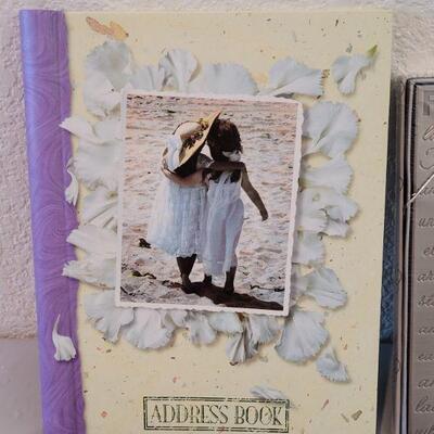 Lot 241: Photo Albums, Address Book, Notecard Set and Picture Frame