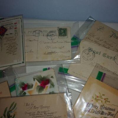Antique & Vintage Assorted Holiday Post Cards