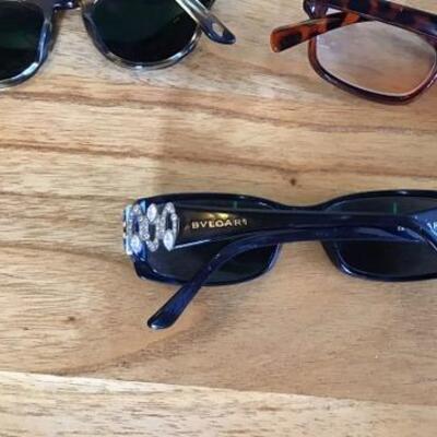 K158 - 3 Pairs of Women's Glasses - 1 is Bvlgari with crystals