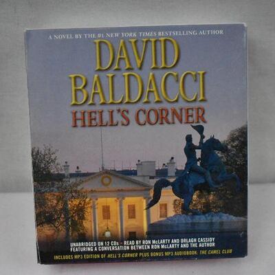3 Audio Books on CD: Hell's Corner, Stranger in Paradise, With No One As Witness