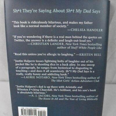 Sh*t My Dad Says. Hardcover Book by Justin Halpern