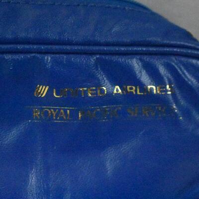 3 Make Up Bags, Black, Unicorn, United Airlines