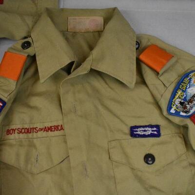 3 Boy Scout/Cub Scout Shirts. All size Youth Large