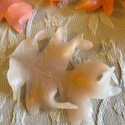 Wax Leaves and ornate candle
