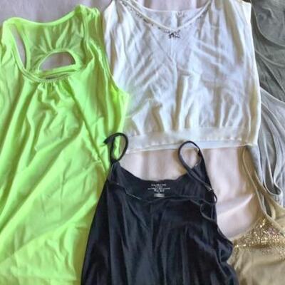 C106 - 9 Casual / Tank Tops - 1 is Reebok - All size XS or S