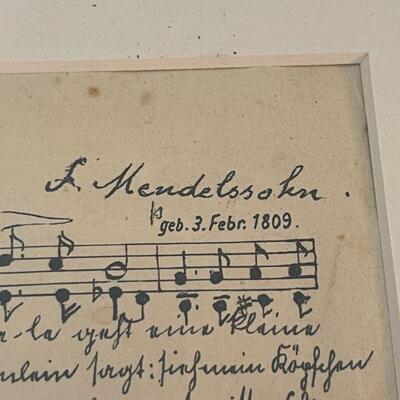 Original 1809 Felix Mendelssohn lieblingsplätzchen