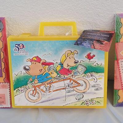 Lot 253: (2) Stamp Kit & State Quarter Collector Kit