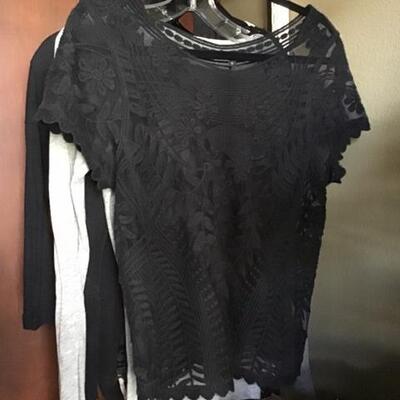 C110 - Closet Clothing Lot - Mostly Tank Style, Some Long Sleeve