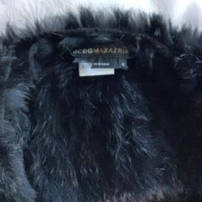 C112 - 2 Jackets - 1 Fur BCBG Maxazria & 1 Twisted Heart Brand
