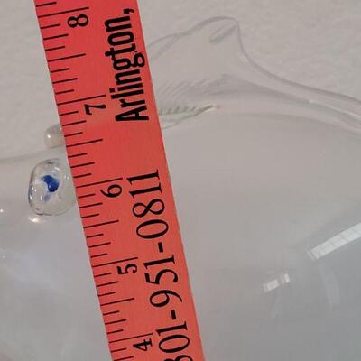 Lot 260: Large Glass Fish with Open Mouth for Storage 