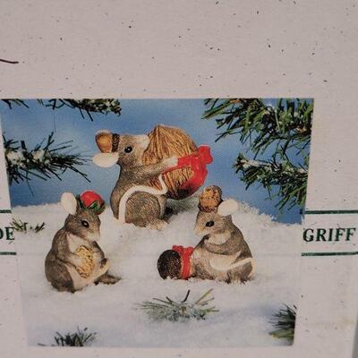Lot 263: Charming Tales "Three Wise Mice" and "Holiday Trumpeter"