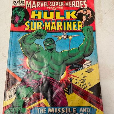 Marvel Hulk and Sub-Mariner 20 cent 