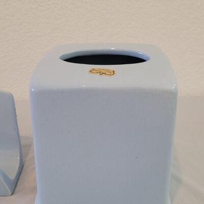 Lot 286: (2) Royal Haeger Pottery Kleenex Box and Large Soap Dish