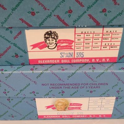 Lot 296: Madame Alexander "Spain" and "Germany"