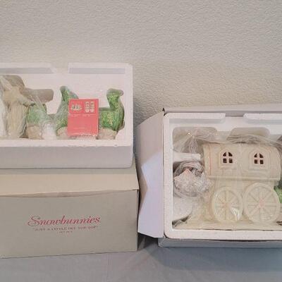 Lot 299: Snowbunnies "My Woodland Wagon" and "Just a little off the top"