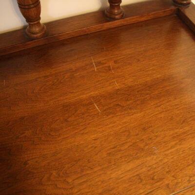 Lot #32: Vintage Thomasville Fruitwood Serving Cupboard