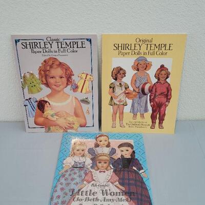 Lot 304: (2) Shirley Temple Paper Doll Book and 1 Madame Alexander Set