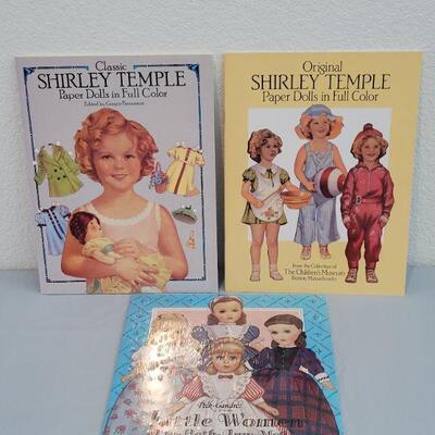 Lot 304: (2) Shirley Temple Paper Doll Book and 1 Madame Alexander Set