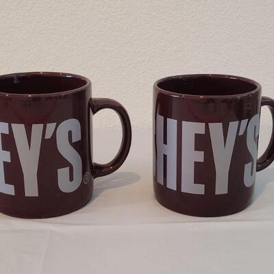 Lot 306: (2) Extra Large Hershey Mugs