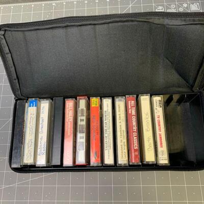 #62 Cassette Case & Tapes