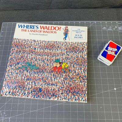 #72 Where's Waldo Puzzle & Skipbo