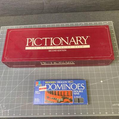 #100 Picionary & Dominos