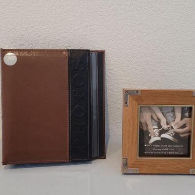 Lot 316: New "Father" Framed Deco and HALLMARK Photo Album