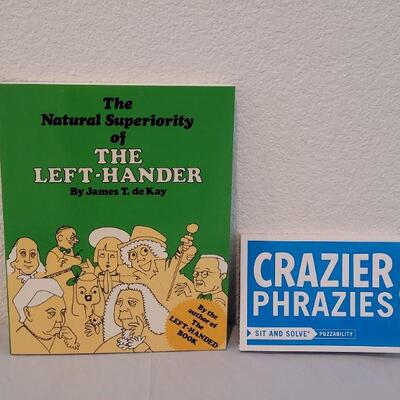Lot 317:Left-hander Book & Puzzle Phrase Book