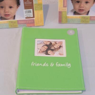 Lot 323: (2) New Picture Frames and Hallmark Photo Album