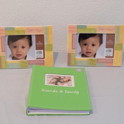 Lot 323: (2) New Picture Frames and Hallmark Photo Album
