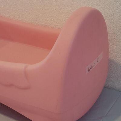 Lot 325: Pink Little Tikes Doll Cradle 