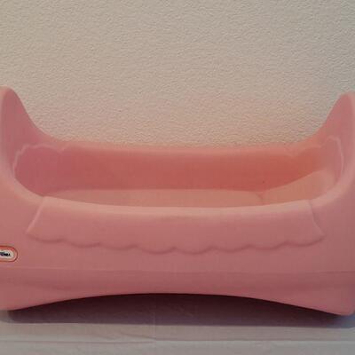 Lot 325: Pink Little Tikes Doll Cradle 