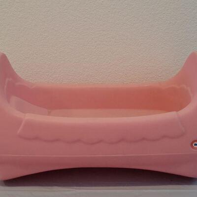 Lot 325: Pink Little Tikes Doll Cradle 