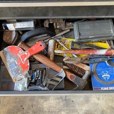 LOT#W16: Craftsman Two Piece Tool Chest Including Tools