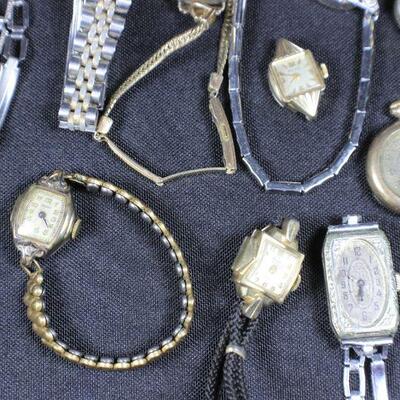 LOT#T47: Lot of Vintage Ladies Watches