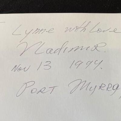 LOT#P55: Signed Vladimir Grigorovich (1939-)