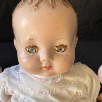LOT#P60: Assorted Vintage Doll Lot #1