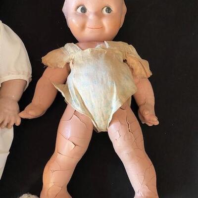LOT#P60: Assorted Vintage Doll Lot #1