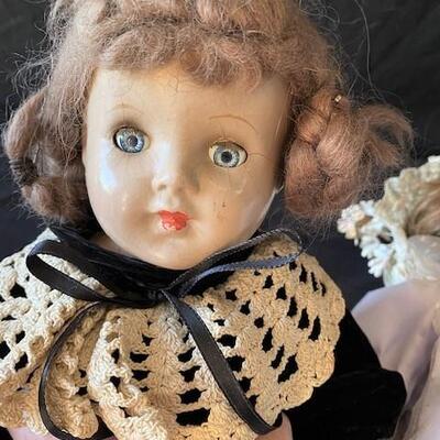 LOT#P60: Assorted Vintage Doll Lot #1