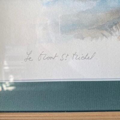 LOT#B65: Believed to be Bernadette Voz Serigraph