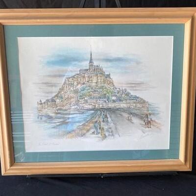 LOT#B65: Believed to be Bernadette Voz Serigraph