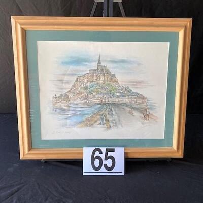 LOT#B65: Believed to be Bernadette Voz Serigraph
