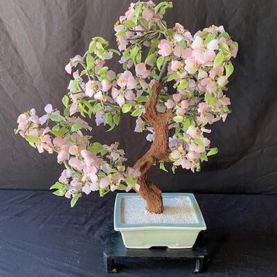 LOT#B68: Jade Style Cherry Blossom Tree