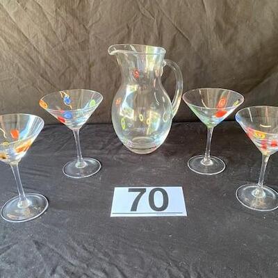 LOT#B70: Millie Forte Martini Set
