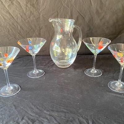 LOT#B70: Millie Forte Martini Set