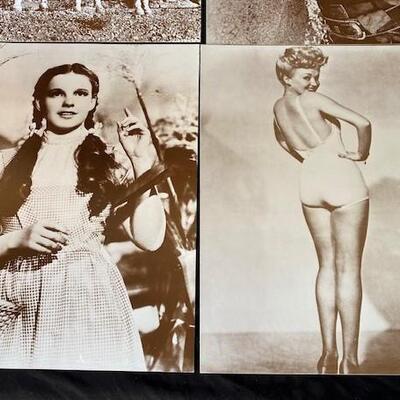 LOT#B72: Cardstock Photo Reprints Lot #1