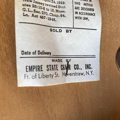 LOT#H97: Mid-Century Empire State Chair Co Chairs