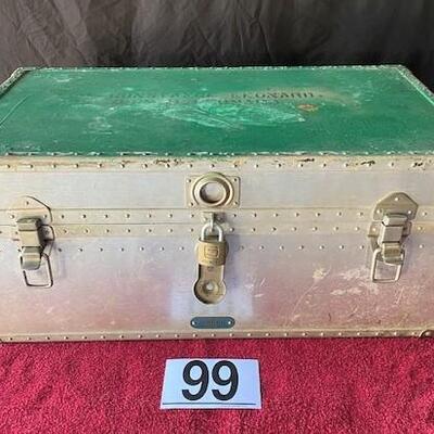 LOT#H99: Aikoku WWII Aluminum Foot Locker