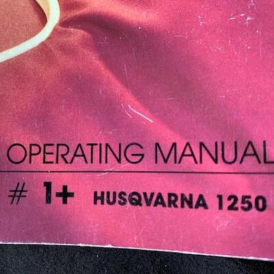 LOT#H101: Husqvarna 1250 Sewing/Embroidery Machine