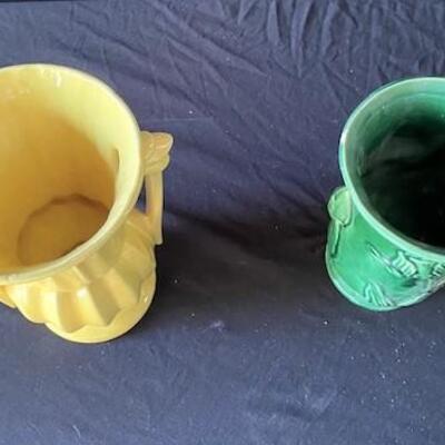 LOT#H105: McCoy Vase Lot #1